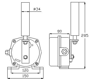 BPP-02GKH-10-30防爆兩級跑偏開關_跑偏開關KBW-220p跑偏控制器工廠直供