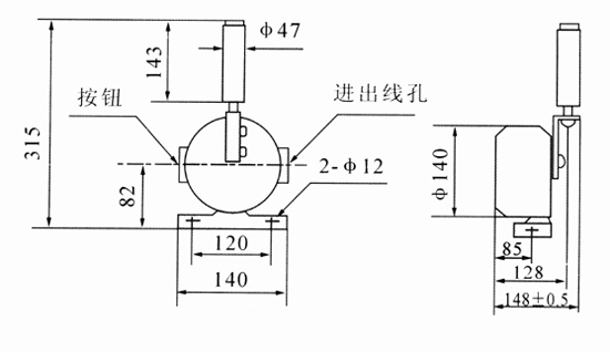 KBW-220P防爆兩級(jí)跑偏開關(guān)使用與安裝_防爆跑偏開關(guān)KBW-220P防爆兩級(jí)跑偏開關(guān)